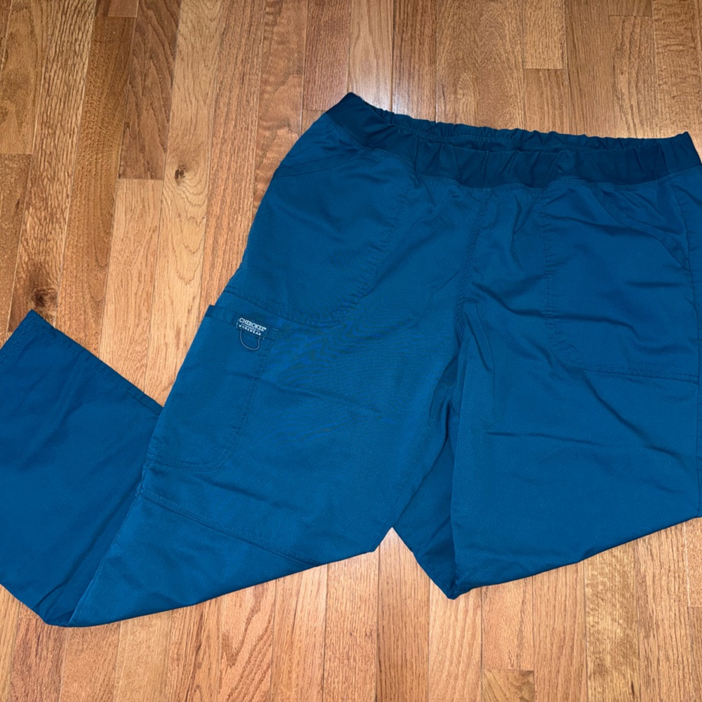 Cherokee Workwear Revolution WW110 Caribbean L Scrub Pants